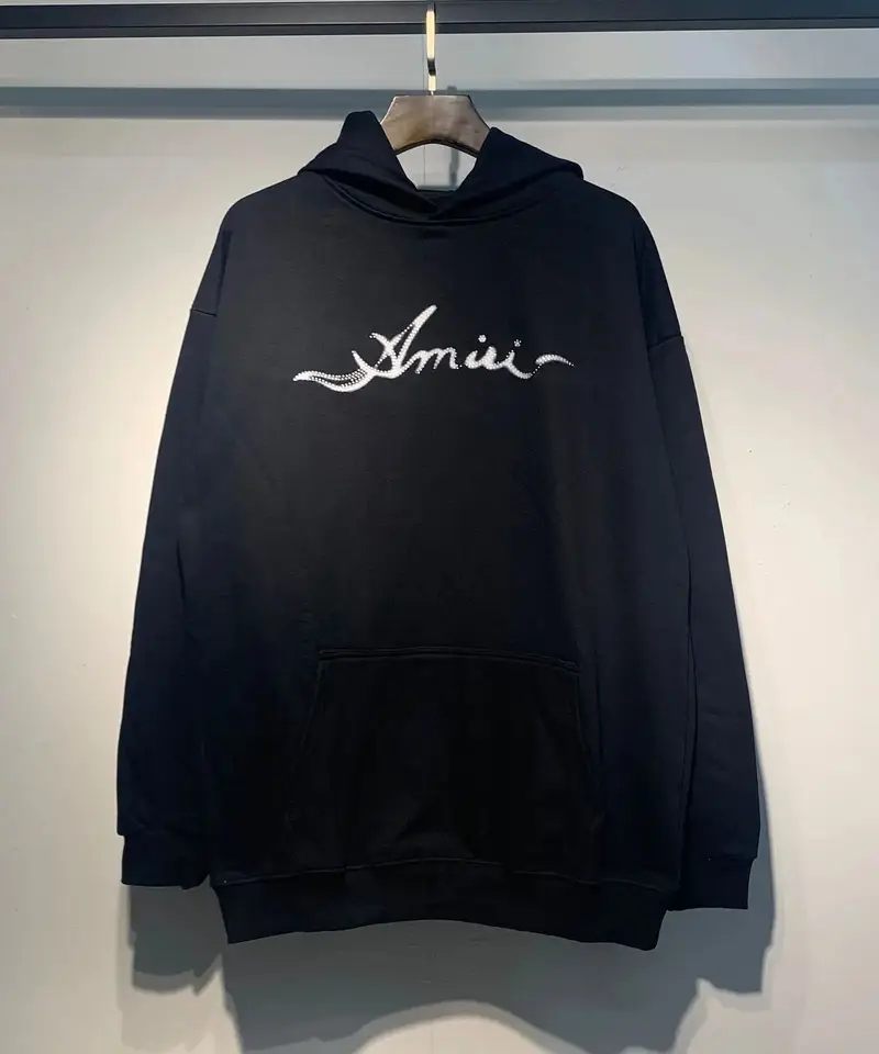 Amiri Paint Splatter Hoodie — 890 black colorway — USFans Spreadsheet photo