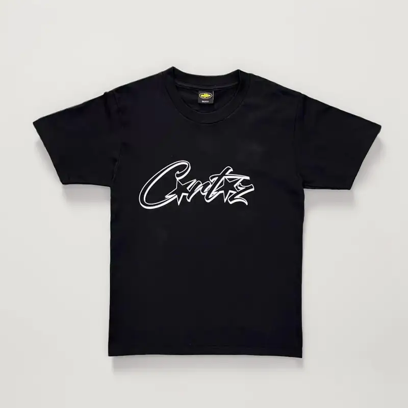 Corteiz Tee — Black colorway — USFans Spreadsheet photo
