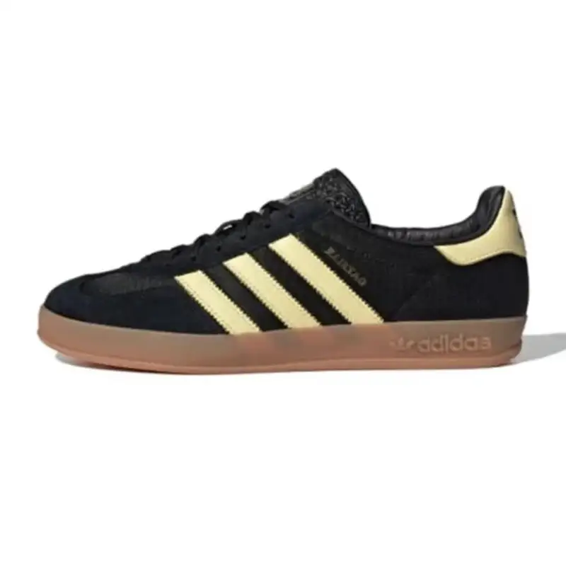 Adidas Originals Gazelle Indoor — Black and yellow IG4999 colorway — Kakobuy Spreadsheet photo