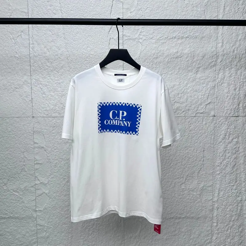 CP Company Logo T-Shirt — 9008 blue white colorway — Kakobuy Spreadsheet photo