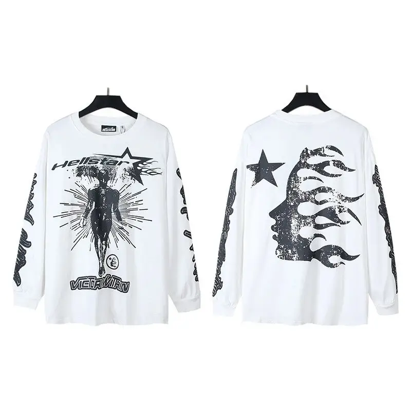 Hellstar Tee Hoodie — 560 white colorway — USFans Spreadsheet photo