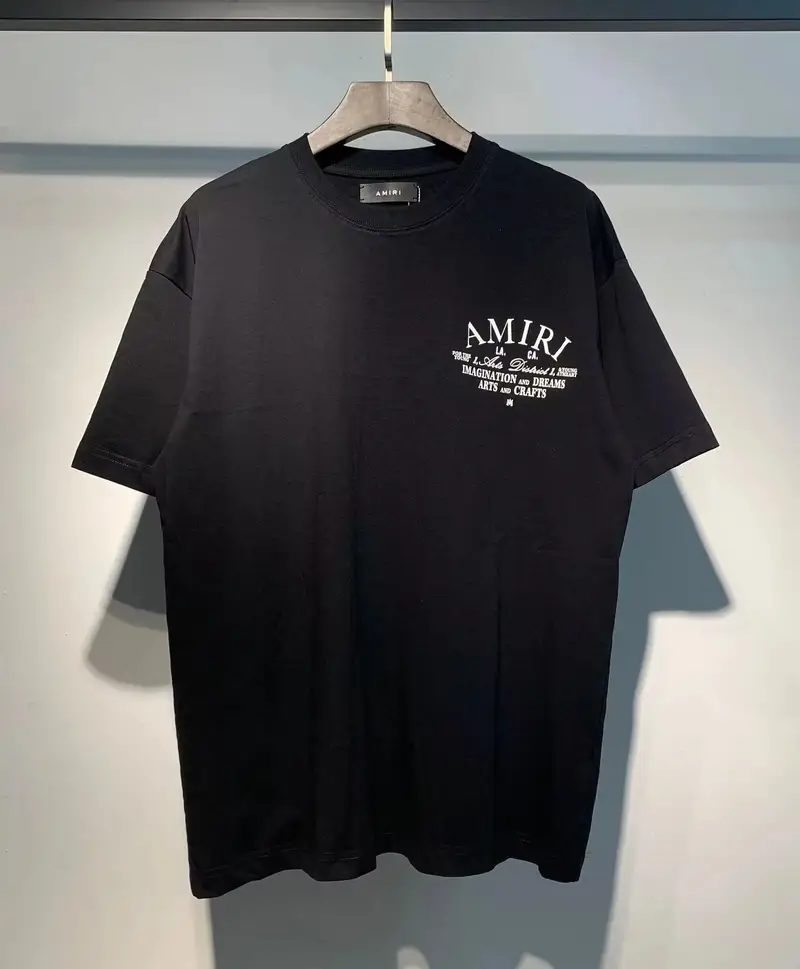 Amiri T-Shirts — 675 black colorway — USFans Spreadsheet photo