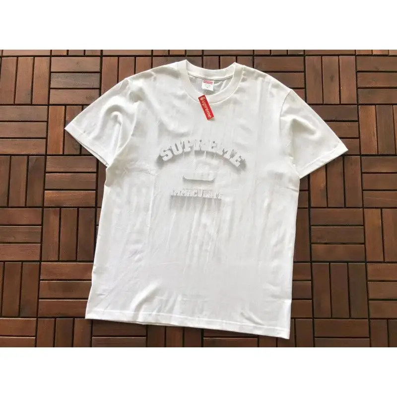 Supreme X Ducati T-Shirt — B367 shadow stereo logo white colorway — USFans Spreadsheet photo
