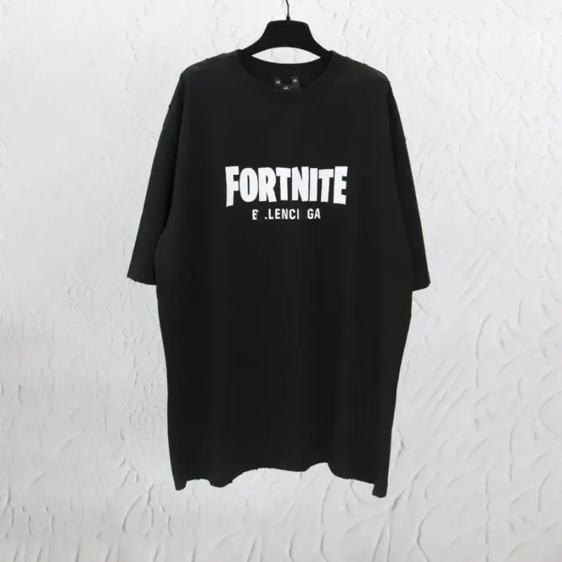 Fortnite Balenciaga Tee — black colorway — USFans Spreadsheet photo