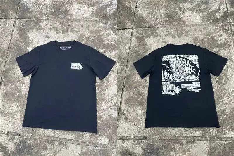 Enfans Tees — ERD black graffiti colorway — Kakobuy Spreadsheet photo