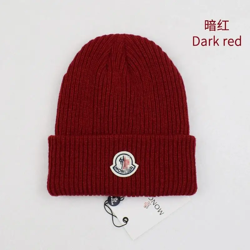 Best Moncler Beanie — Dark red colorway — USFans Spreadsheet photo