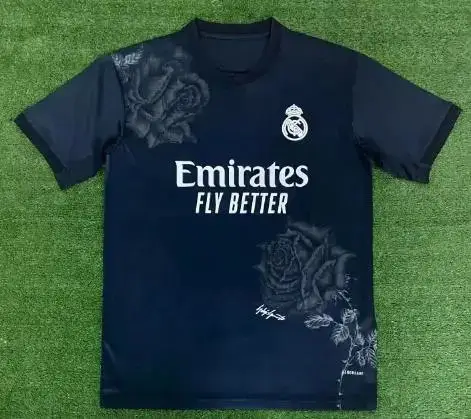 Real Madrid 24/25 T-Shirt — 24-25 Real Madrid 3 Black colorway — Kakobuy Spreadsheet photo