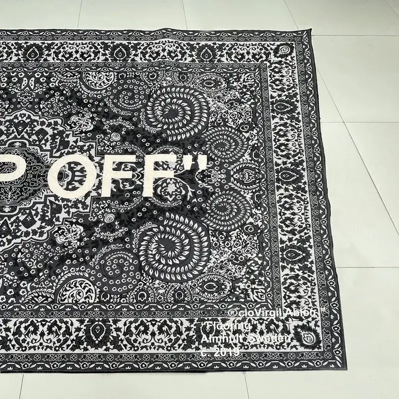 Off-White Rug "Keep Off" — KEEP colorway — USFans Spreadsheet photo