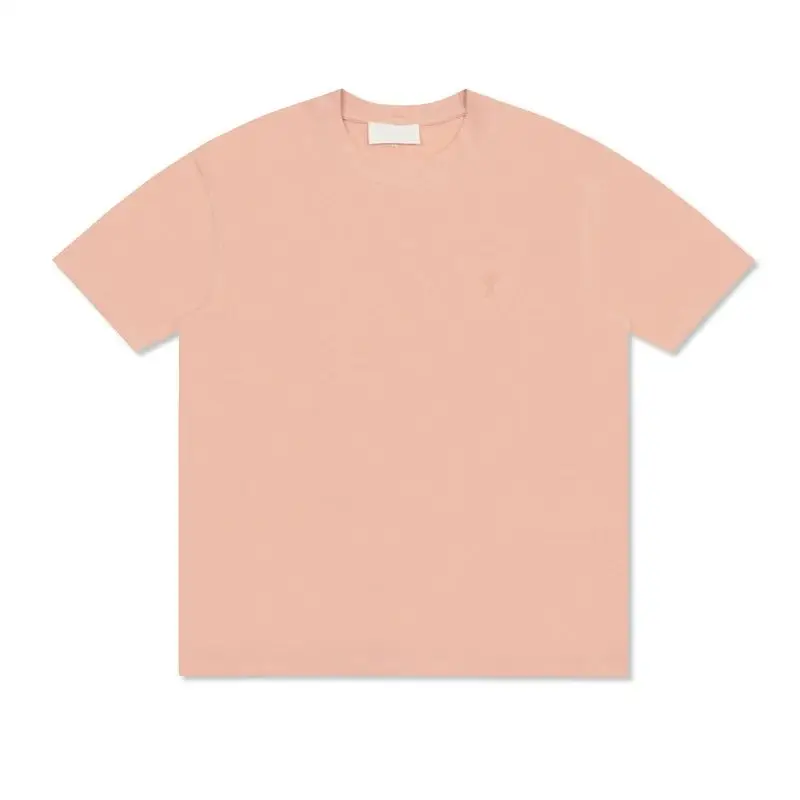 Ami Paris T-Shirts with Small Logo — Little Love-Meat Powder colorway — USFans Spreadsheet photo