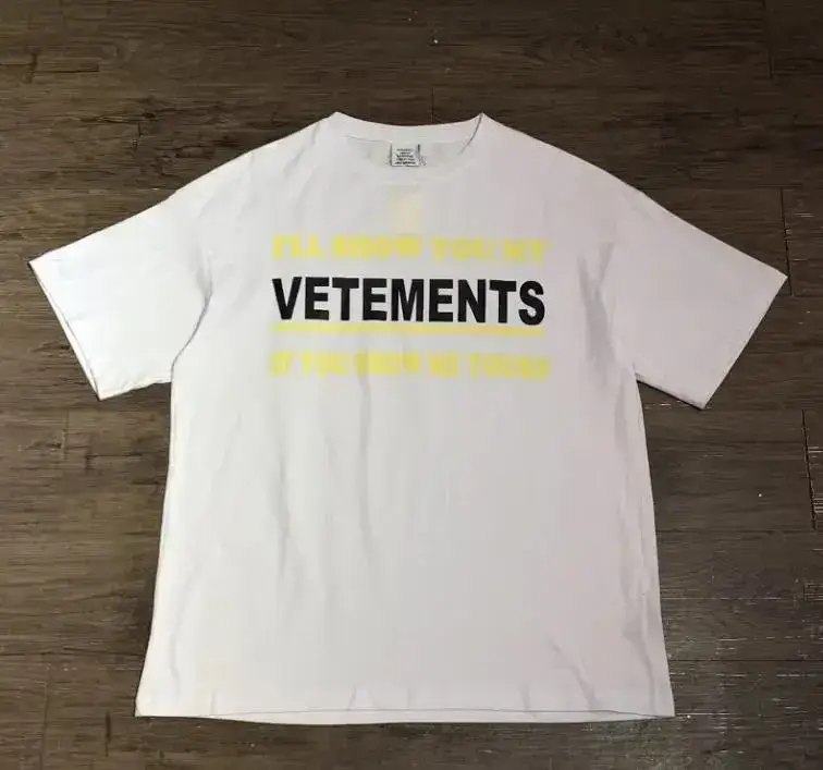 Vetements Tees — 4 colorway — USFans Spreadsheet photo