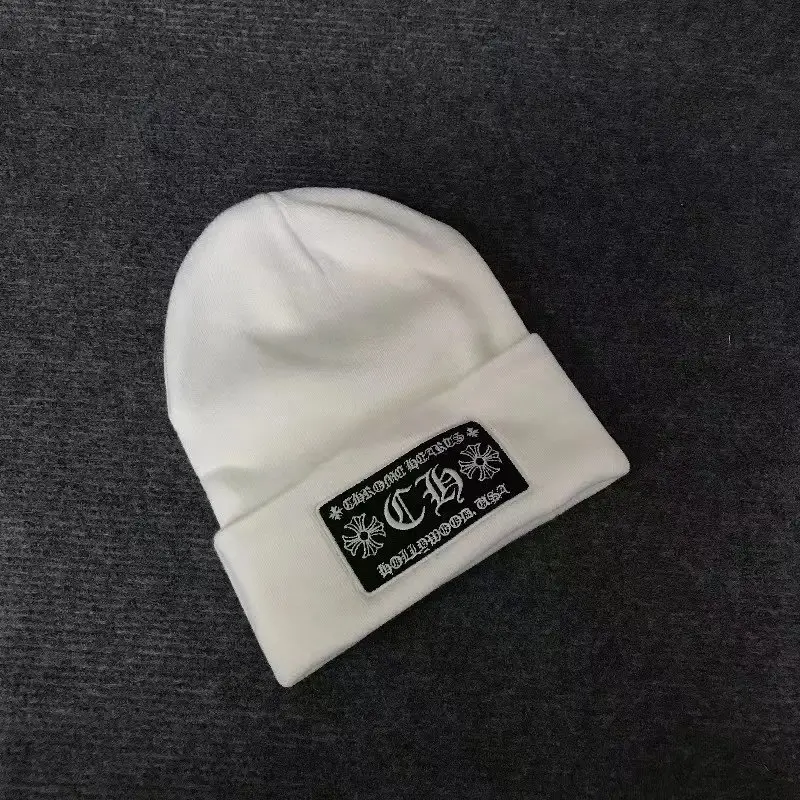 Chrome Hearts Beanie — White CH colorway — USFans Spreadsheet photo