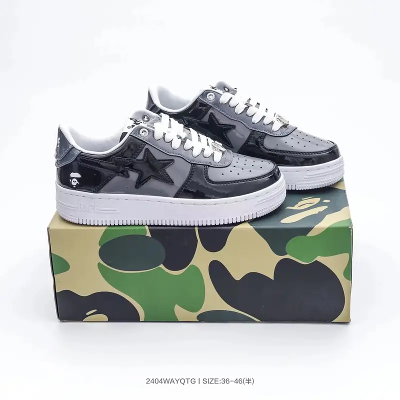 Bapesta Sneakers — carbon black colorway — Kakobuy Spreadsheet photo