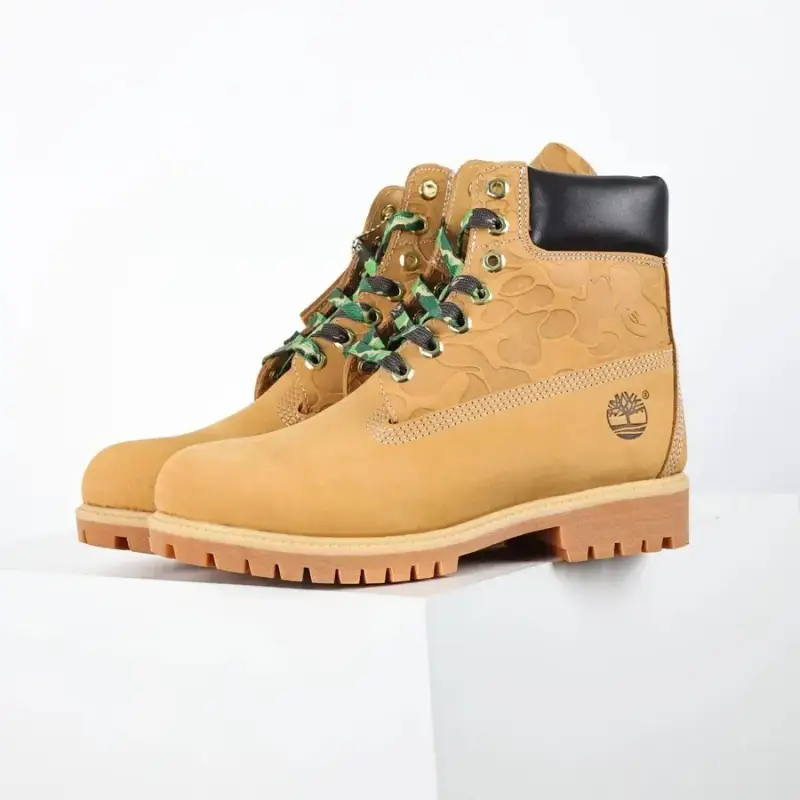 Timberland x Bape Shoes — Ginger joint colorway — USFans Spreadsheet photo