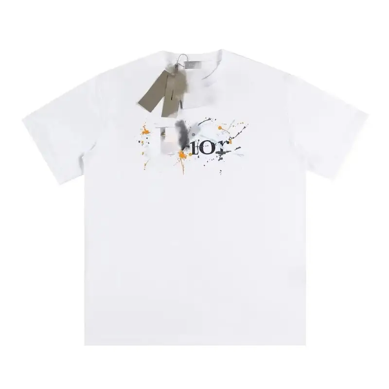 Christian Dior Atelier T-Shirt — White inkjet pattern colorway — USFans Spreadsheet photo