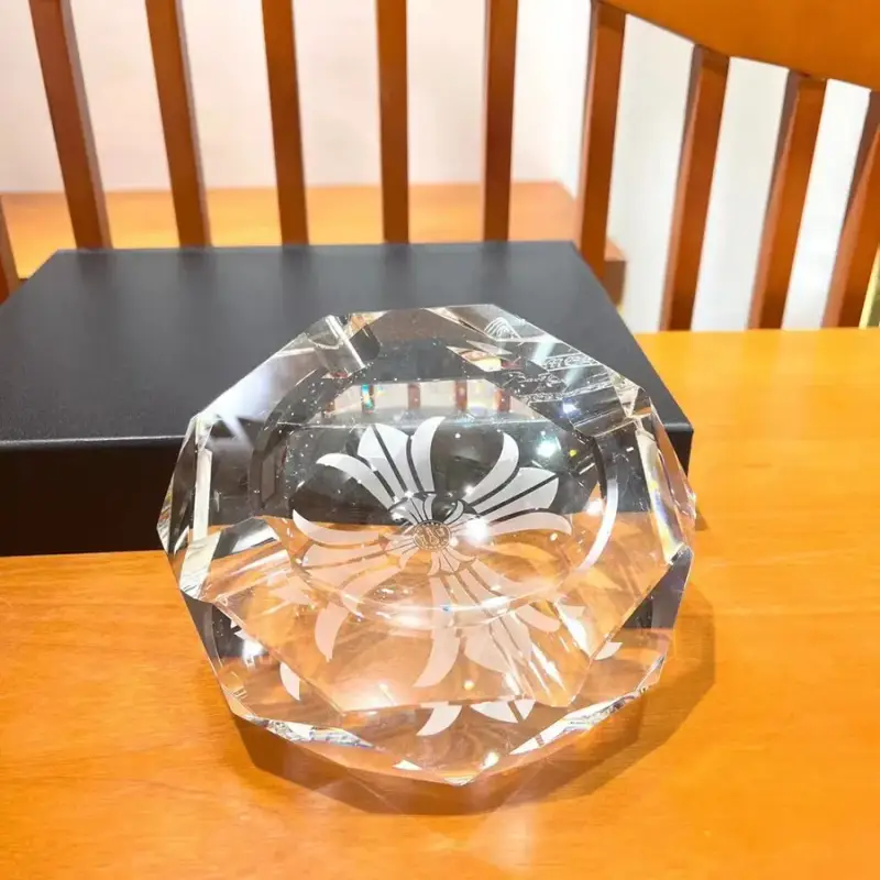 Chrome Hearts Glass — Ashtray, gift box packaging colorway — USFans Spreadsheet photo