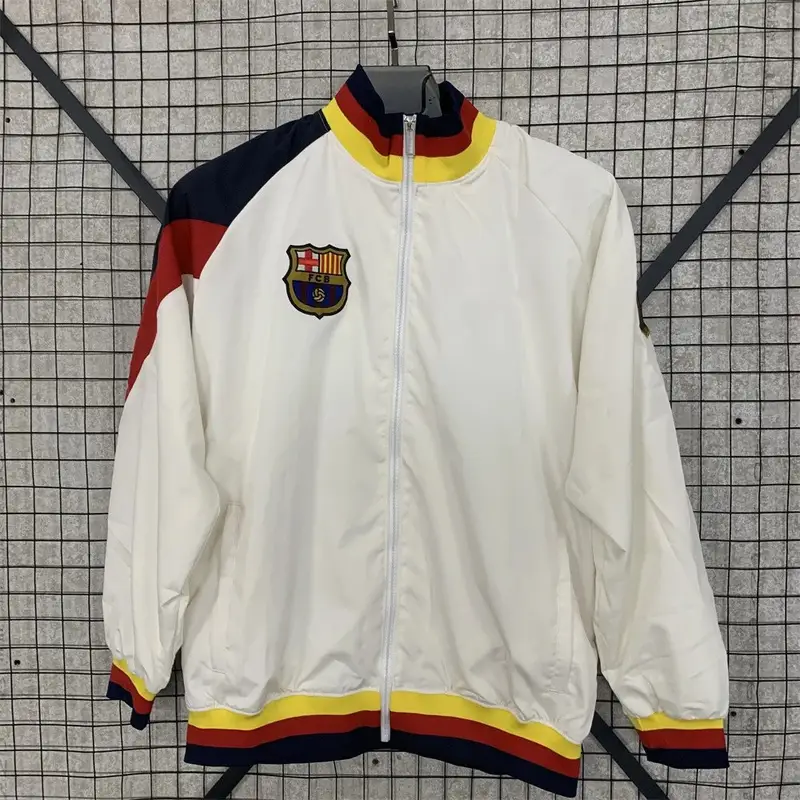Vintage Jersey Hoodie Zip — Barcet Vintage Windbreaker Single-sided colorway — Kakobuy Spreadsheet photo