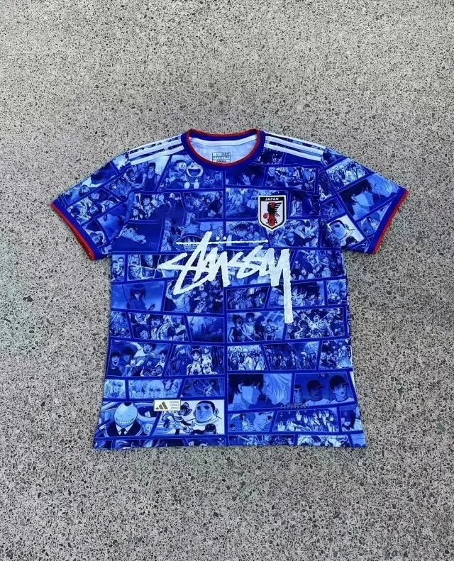 Stussy Jerseys — Japanese anime with letters colorway — USFans Spreadsheet photo