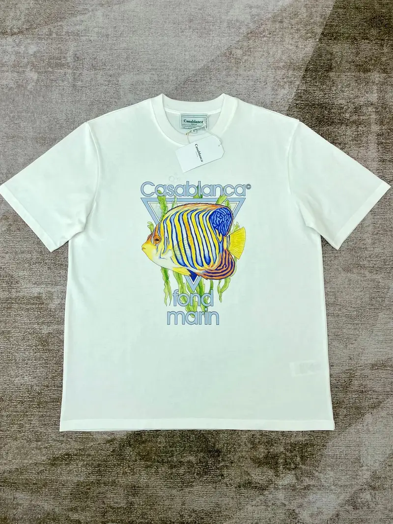 Casablanca T-Shirt — White 28 colorway — USFans Spreadsheet photo