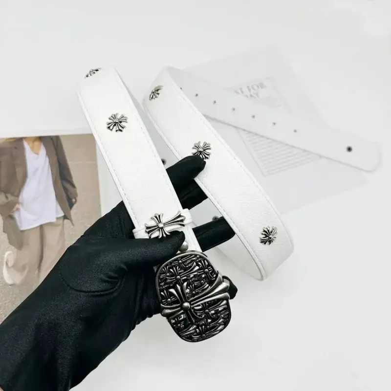 Chrome Hearts Belt — white B colorway — USFans Spreadsheet photo