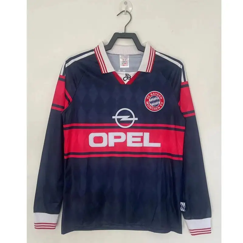 AC Milan Long Sleeve T-Shirt — Bayern Munich 97/99 Home Long Sleeve colorway — Kakobuy Spreadsheet photo