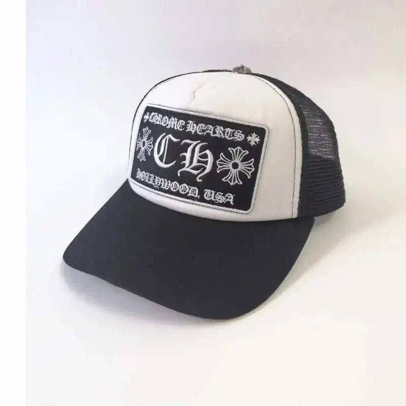 Chrome Hearts Caps — CH curved eaves black and white colorway — USFans Spreadsheet photo