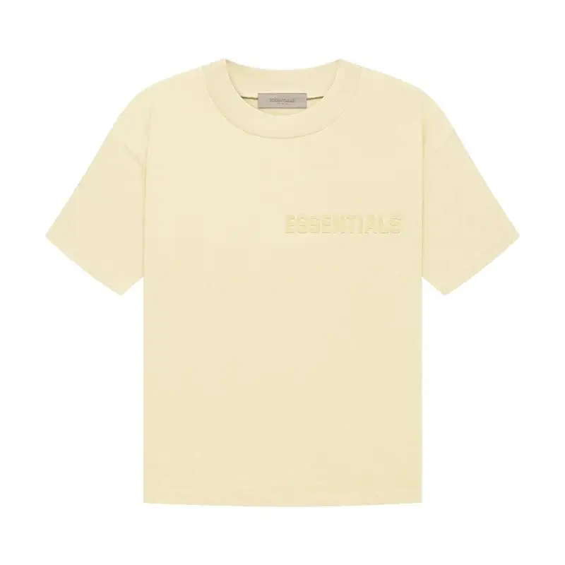 Fear Of God T-shirts — canary yellow colorway — Kakobuy Spreadsheet photo