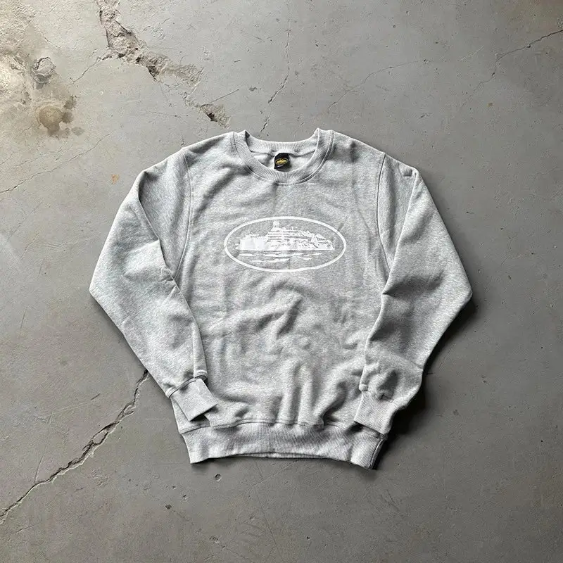 Corteiz short — YL001/white printing/gray/sweater colorway — USFans Spreadsheet photo