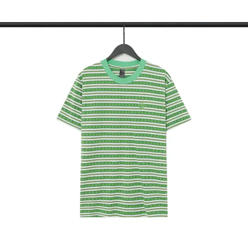 Chrome Hearts Striped Shirt — green jacquard colorway — USFans Spreadsheet photo
