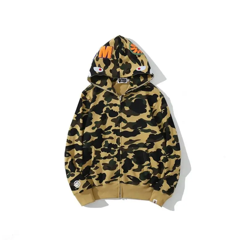 Bape Shark Hoodie — 8301 yellow colorway — USFans Spreadsheet photo