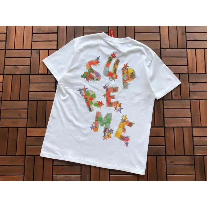 Supreme X Ducati T-Shirt — B363 color logo letter white colorway — USFans Spreadsheet photo