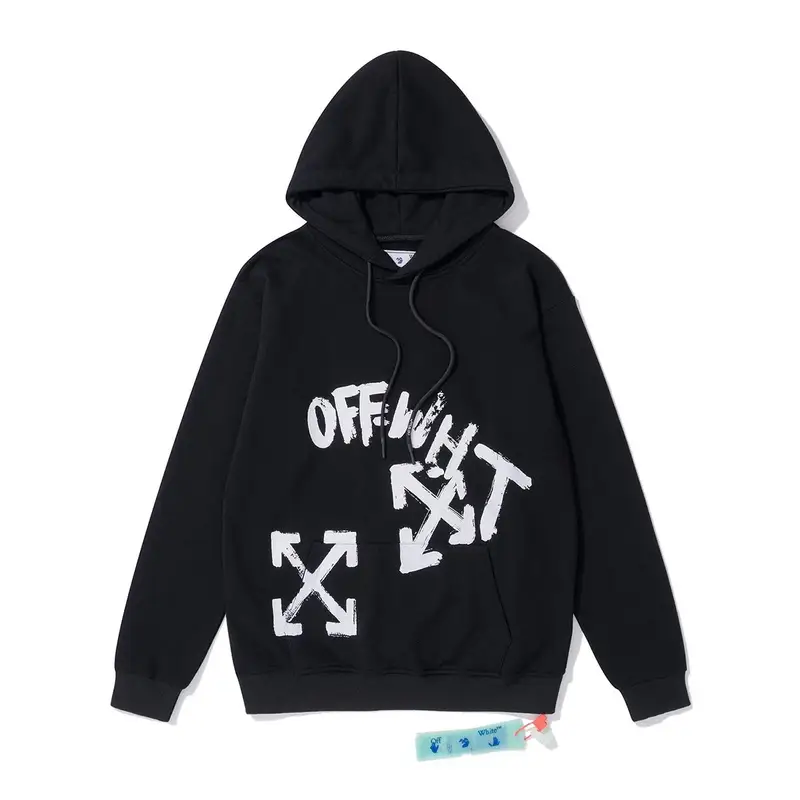 Off-White Hoodies — 872# black terry colorway — Kakobuy Spreadsheet photo