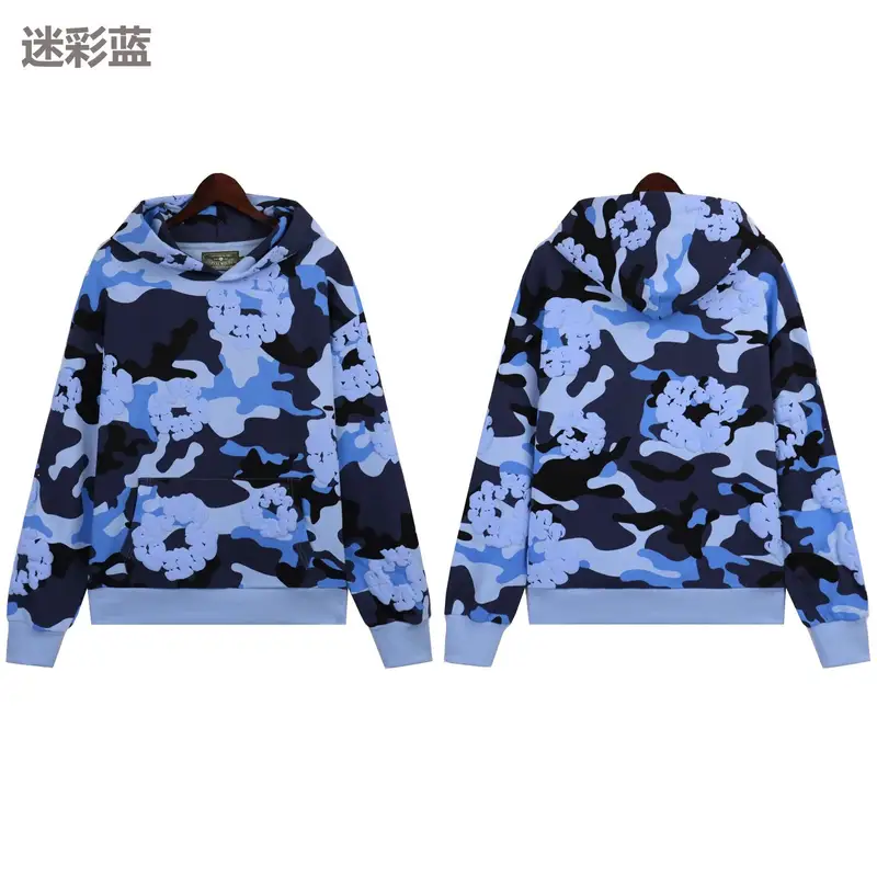 Denim Tears New Zip Hoodie — 5670 blue colorway — Kakobuy Spreadsheet photo