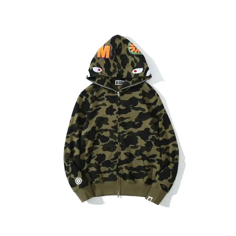 Bape Shark Hoodie — 8301 green colorway — USFans Spreadsheet photo
