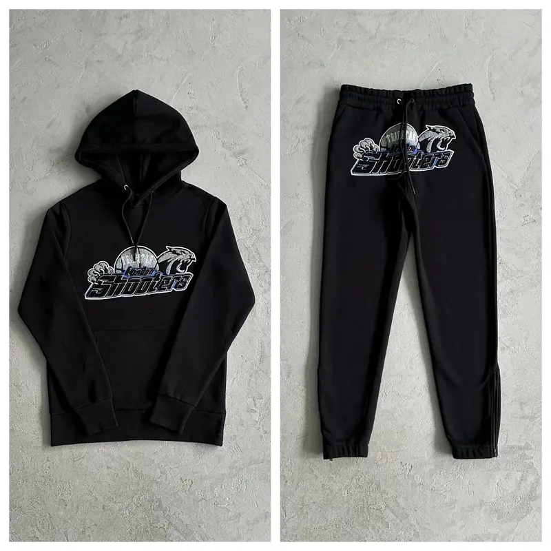 Trapstar Hoodie Set — blue and white edge of tiger colorway — USFans Spreadsheet photo