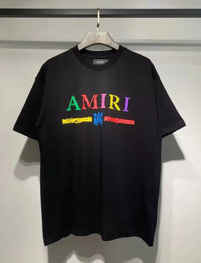 Amiri T-Shirts — 672 black colorway — USFans Spreadsheet photo