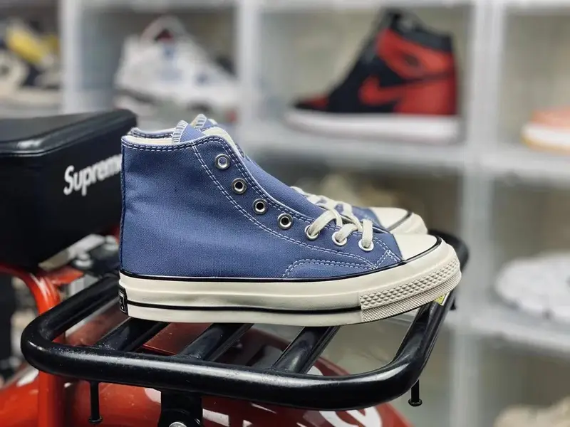 Converse Basic And CDG — Navy Blue High Gang colorway — Kakobuy Spreadsheet photo