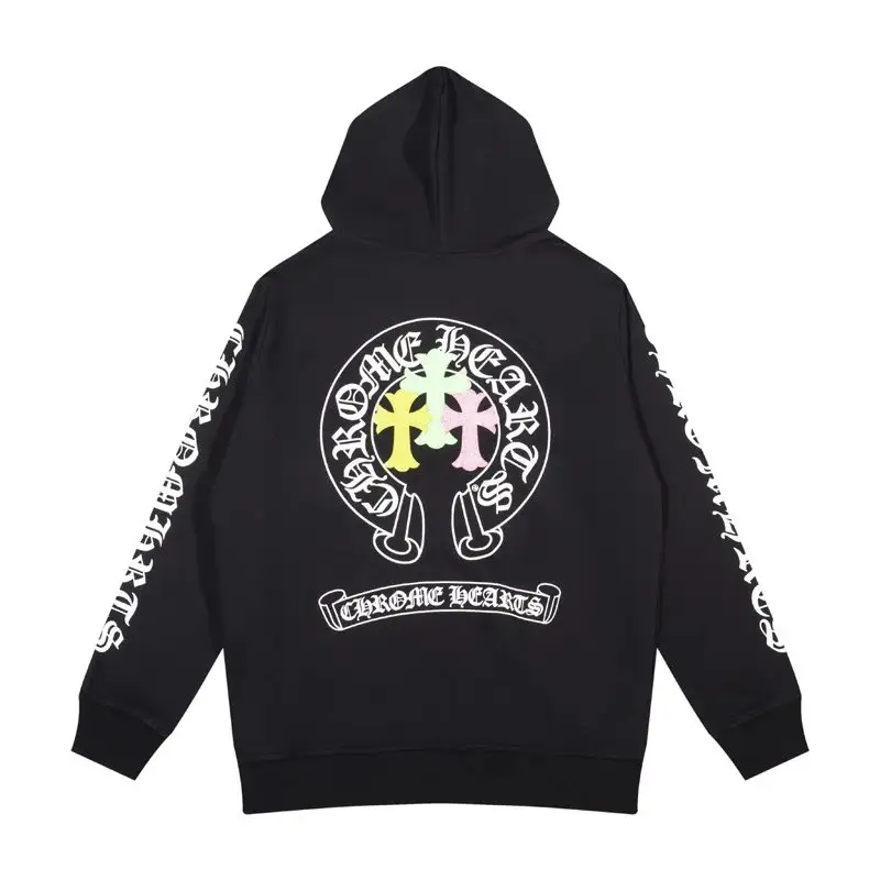 Chrome Hearts Zip Up Hoodies — Black 5012 colorway — USFans Spreadsheet photo