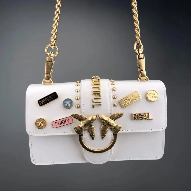 Pinko Bag — Medal white small size colorway — USFans Spreadsheet photo