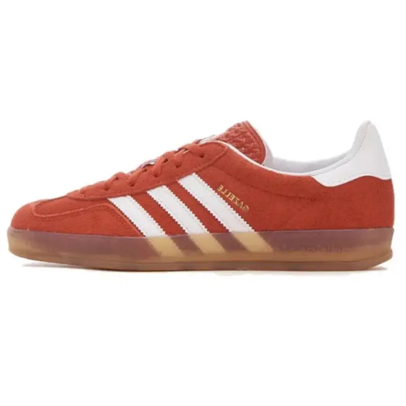 Adidas Originals Gazelle Indoor — Orange white raw rubber bottom HQ8718 colorway — Kakobuy Spreadsheet photo