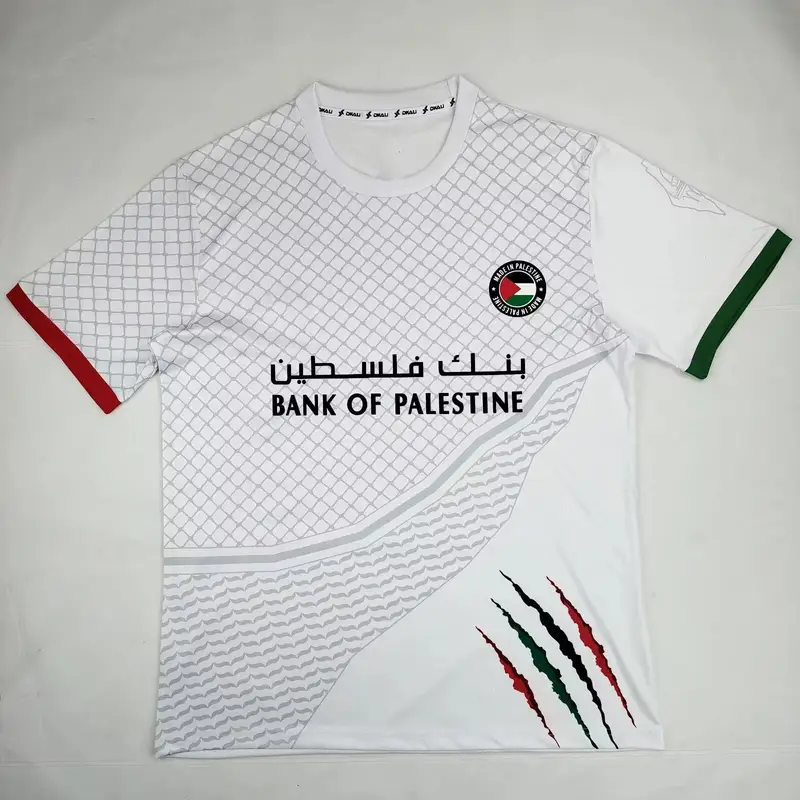 Palestine Jersey — White Flowers in Palestine colorway — Kakobuy Spreadsheet photo