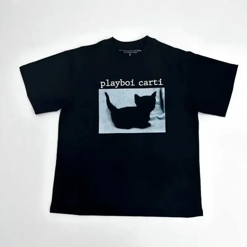 Playboicarti Shirt — black colorway — USFans Spreadsheet photo