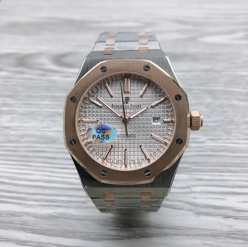 Audemars Piguet Silver Band — Rose gold shell white steel strip colorway — USFans Spreadsheet photo