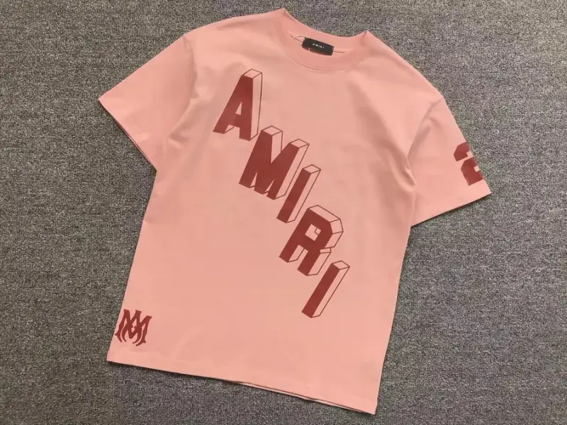 Amiri T-Shirts — Pink colorway — USFans Spreadsheet photo