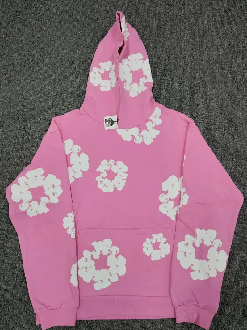 Denim Tears Offset Hoodie — Pink colorway — Kakobuy Spreadsheet photo