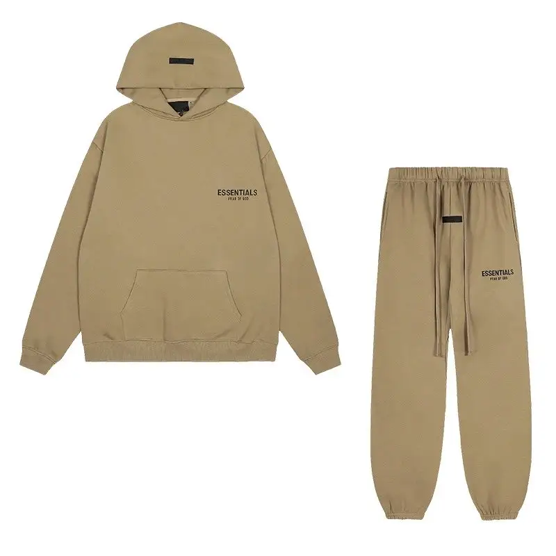 Essentials Hoodie — Hooded-Camel Set colorway — USFans Spreadsheet photo