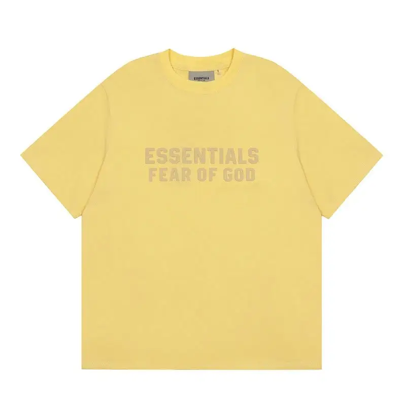 Essentials Tee — 2402 bright yellow colorway — Kakobuy Spreadsheet photo