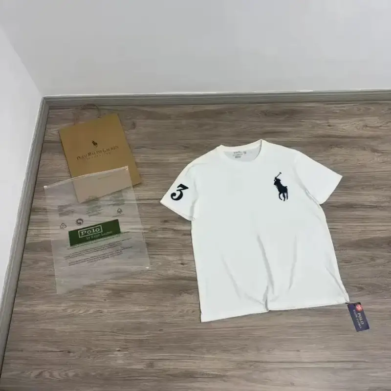 Ralph Lauren T-Shirt — white colorway — USFans Spreadsheet photo