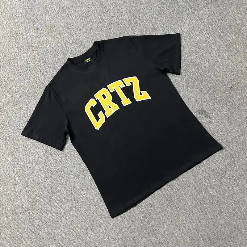 Corteiz Tee — 3293 yellow colorway — USFans Spreadsheet photo