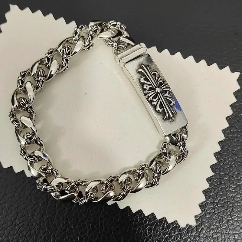 Chrome Hearts Thick Bracelet With Cross — S31 colorway — USFans Spreadsheet photo