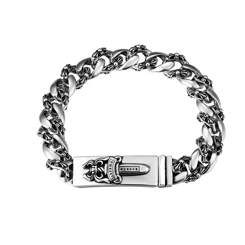 Chrome Hearts Thick Bracelet With Cross — S16 colorway — USFans Spreadsheet photo